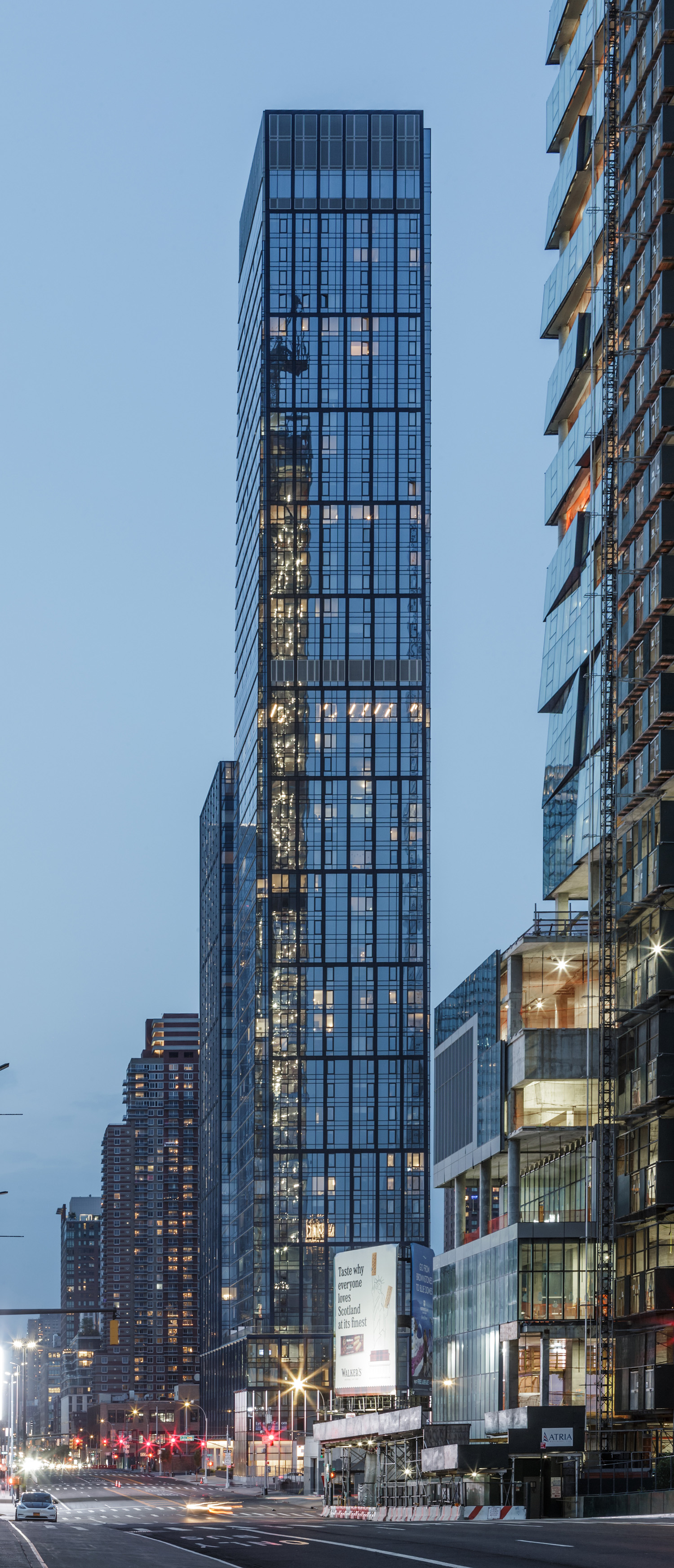 555 West 38th Street, New York City - View from the southwest. © Mathias Beinling